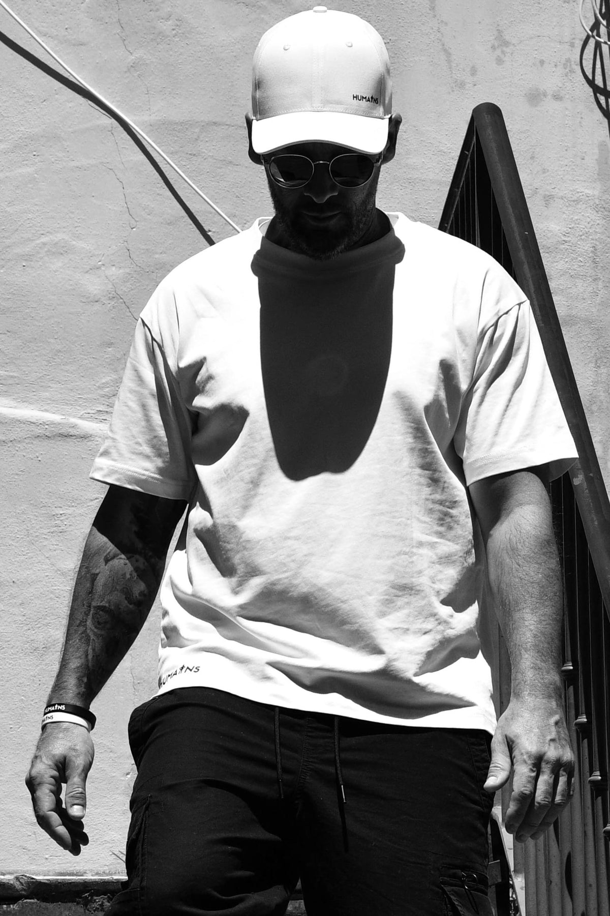 Casquette « Reste / Humains » – Blanche