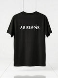 T-shirt « Bonjour / Au revoir » - Noir